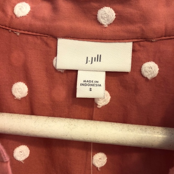 JJill Rose Polka Dot Shirt - long sleeved, cotton, button up shirt. - Picture 4 of 4